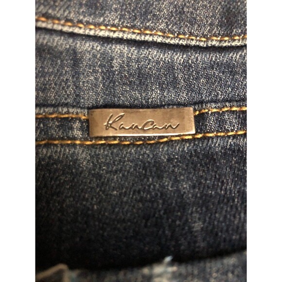 Kancan Midrise Skinny Jeans, Intentional Whiskering, Stretchy SZ 9/28 - Picture 10 of 10